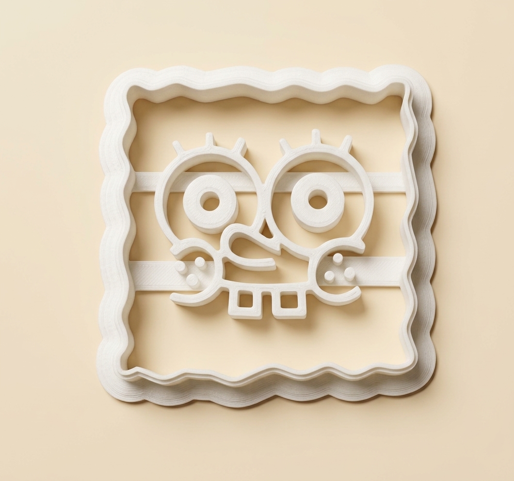 Cortador de Galletas Bob Esponja - Molde Divertido