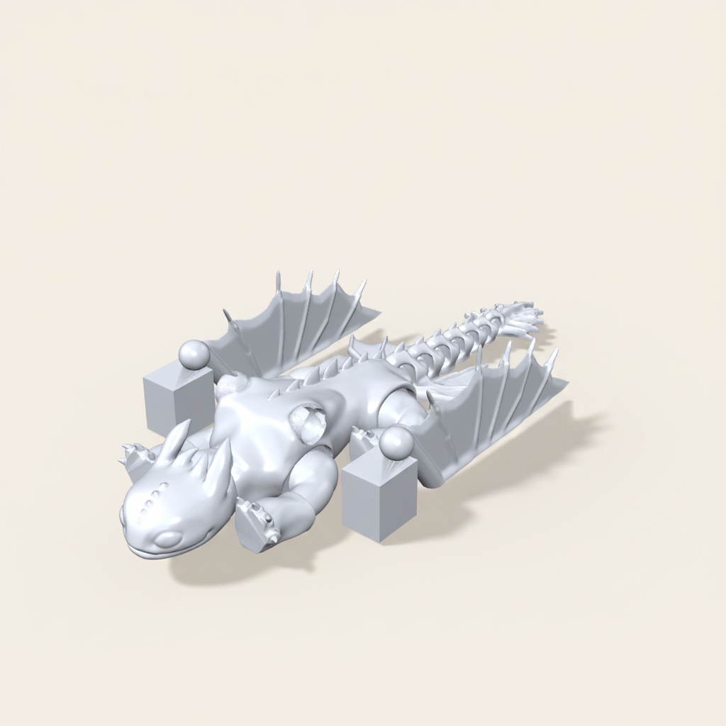 Dragon Toothless Furia Nocturna Flexi