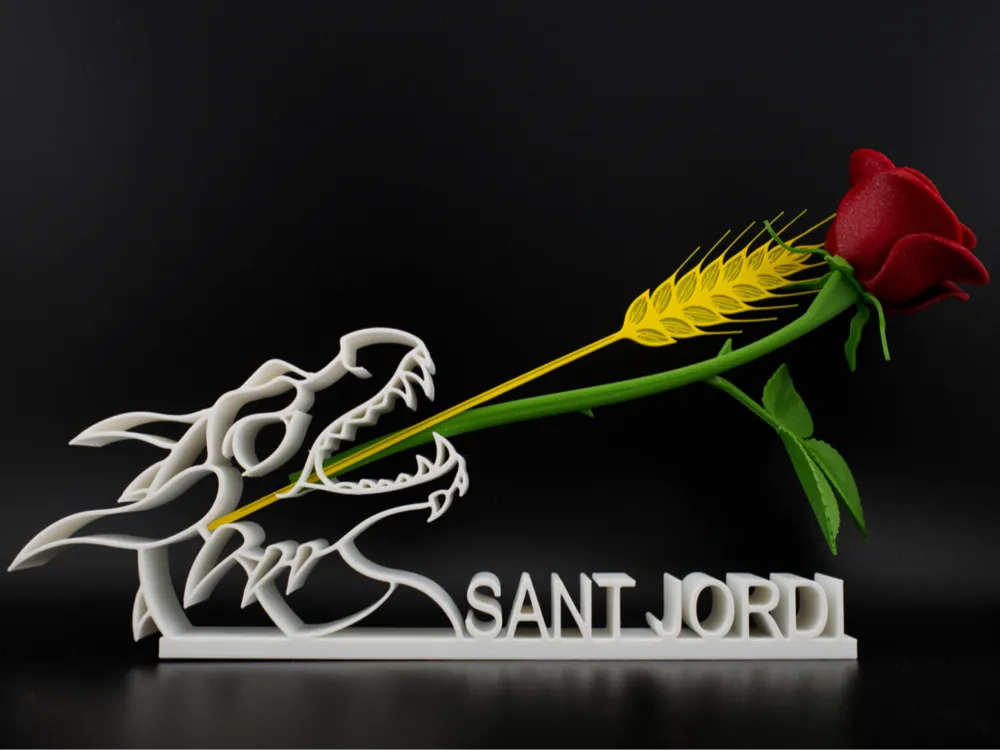 Base de Dragón Sant Jordi – Soporte para Rosa